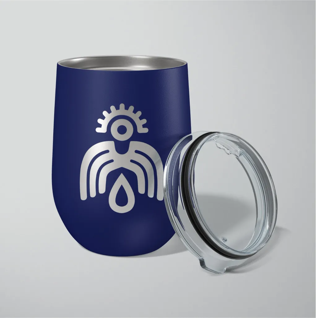 rain angels logo on cup
