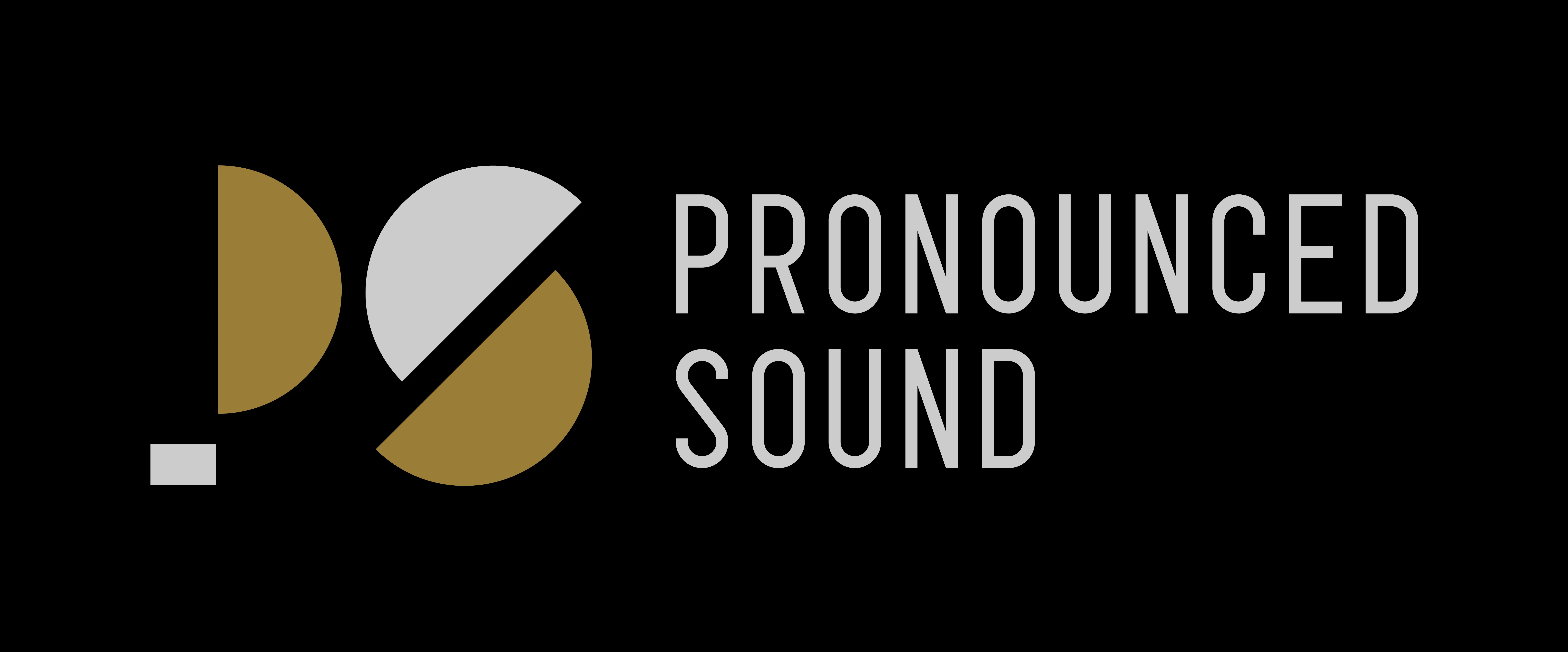 pronounded sound horizontal logo