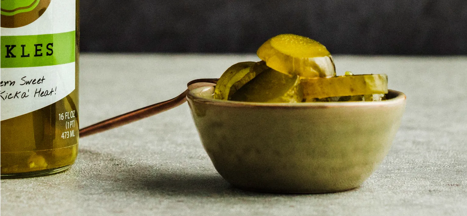 mad pickles bowl of pickles