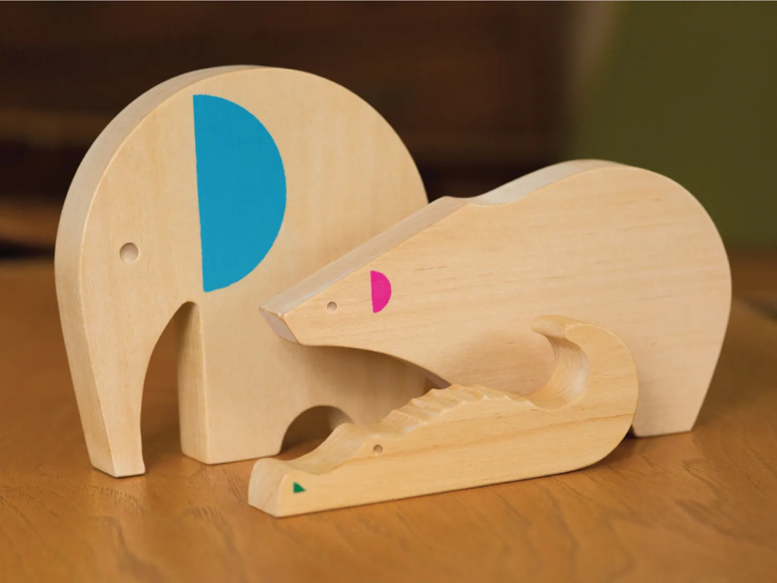 makemade animal wooden toy