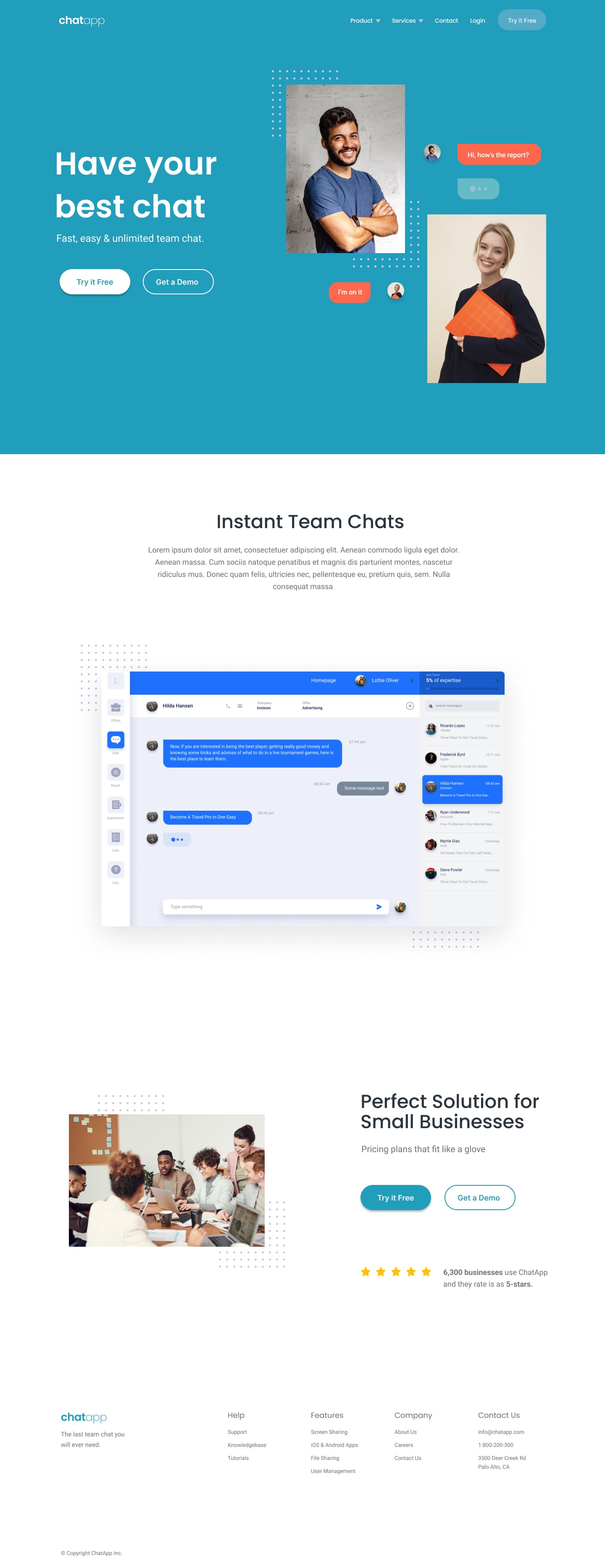 A screenshot of web page