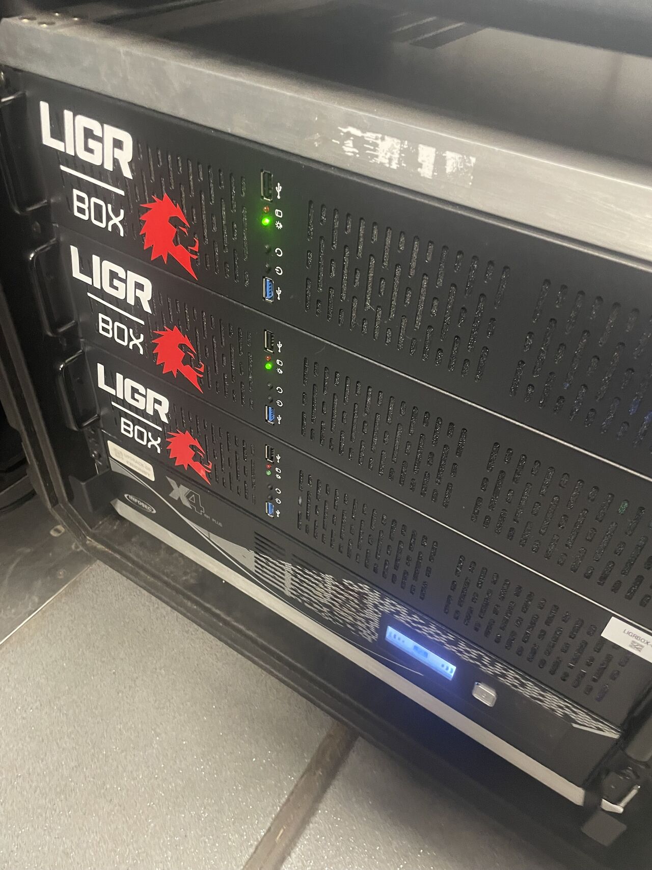 LIGR Box hardware deployed in NEP OB production truck