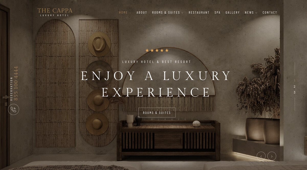 Minimal Luxury Website Design 