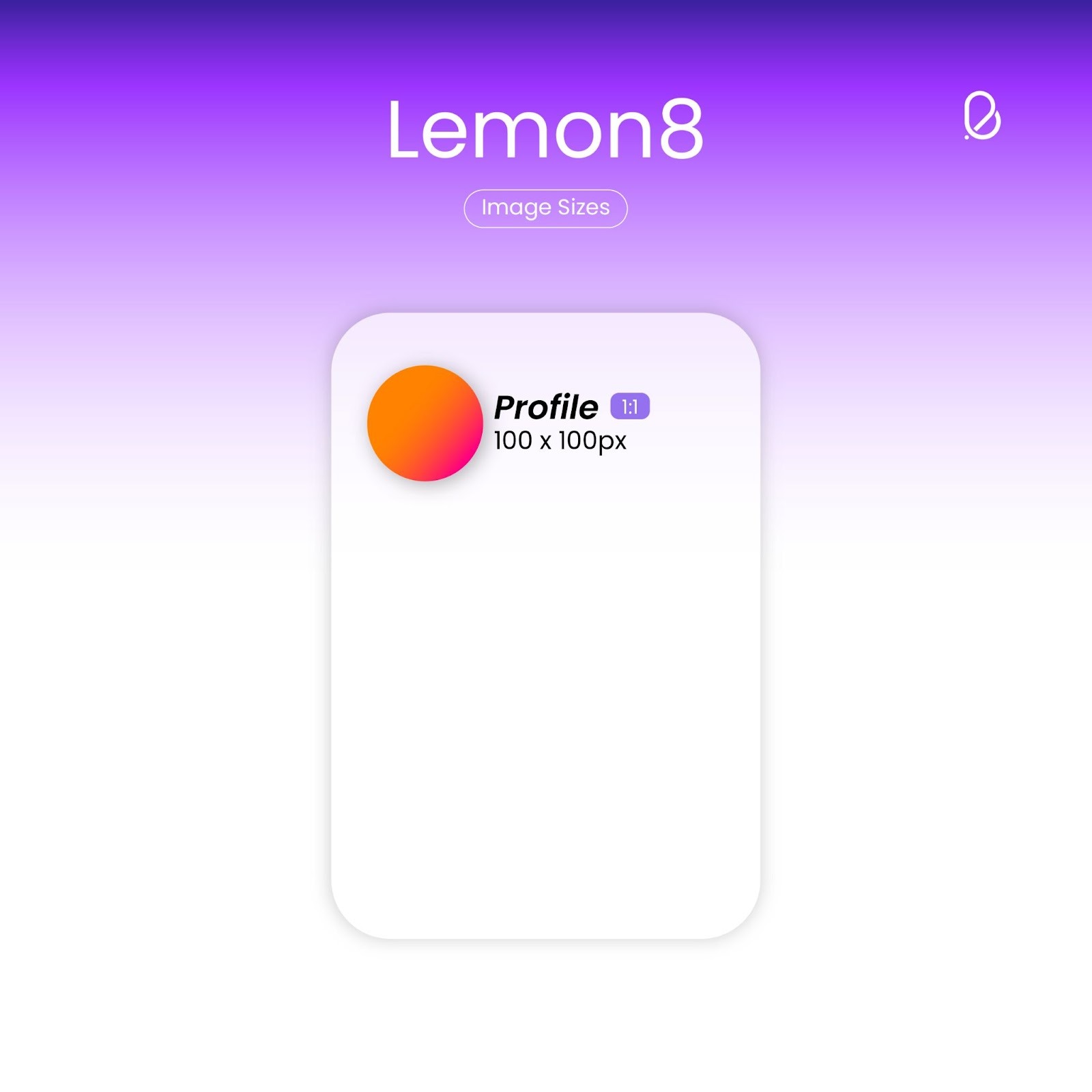 ขนาดรูป Lemon8