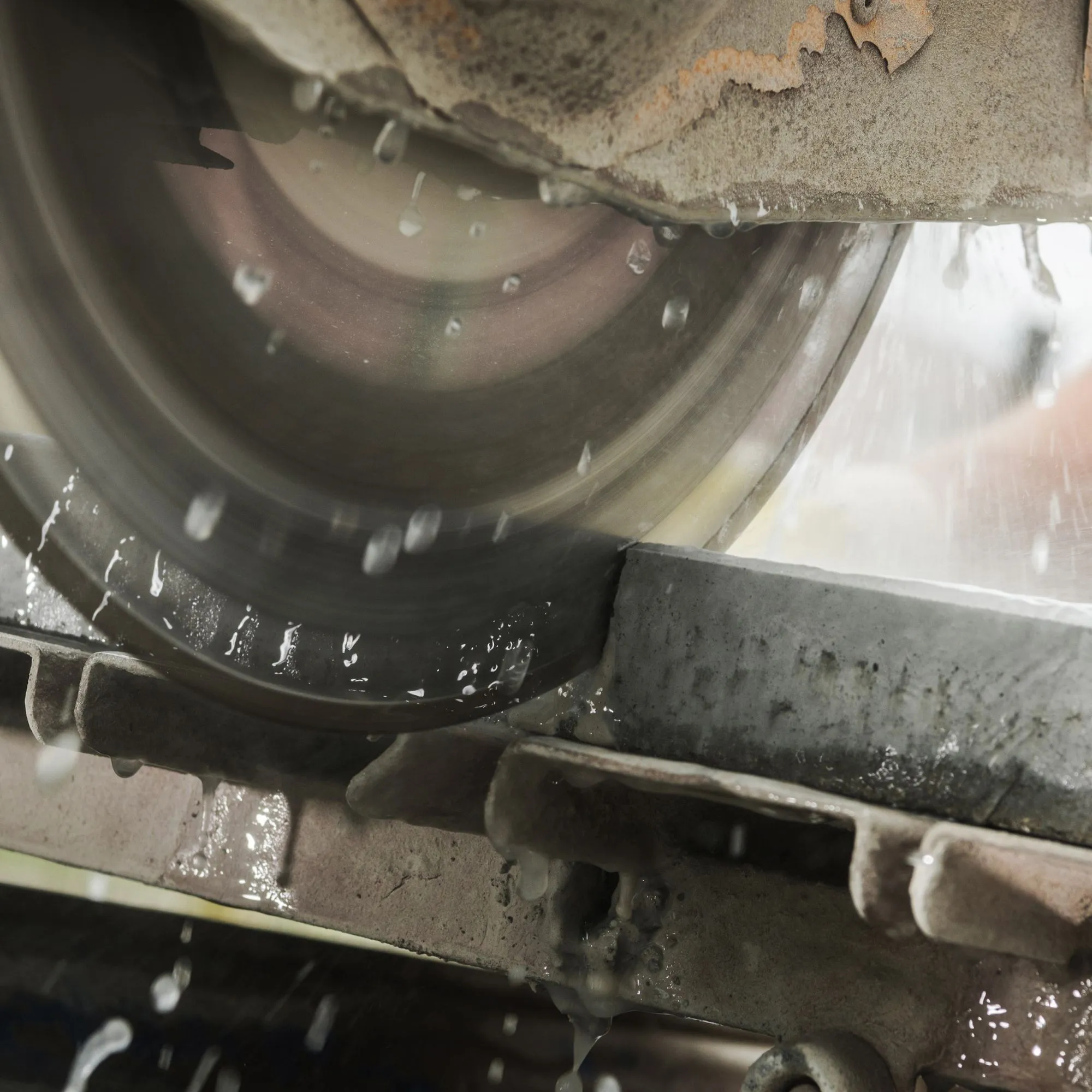 Concrete cutting and recycling