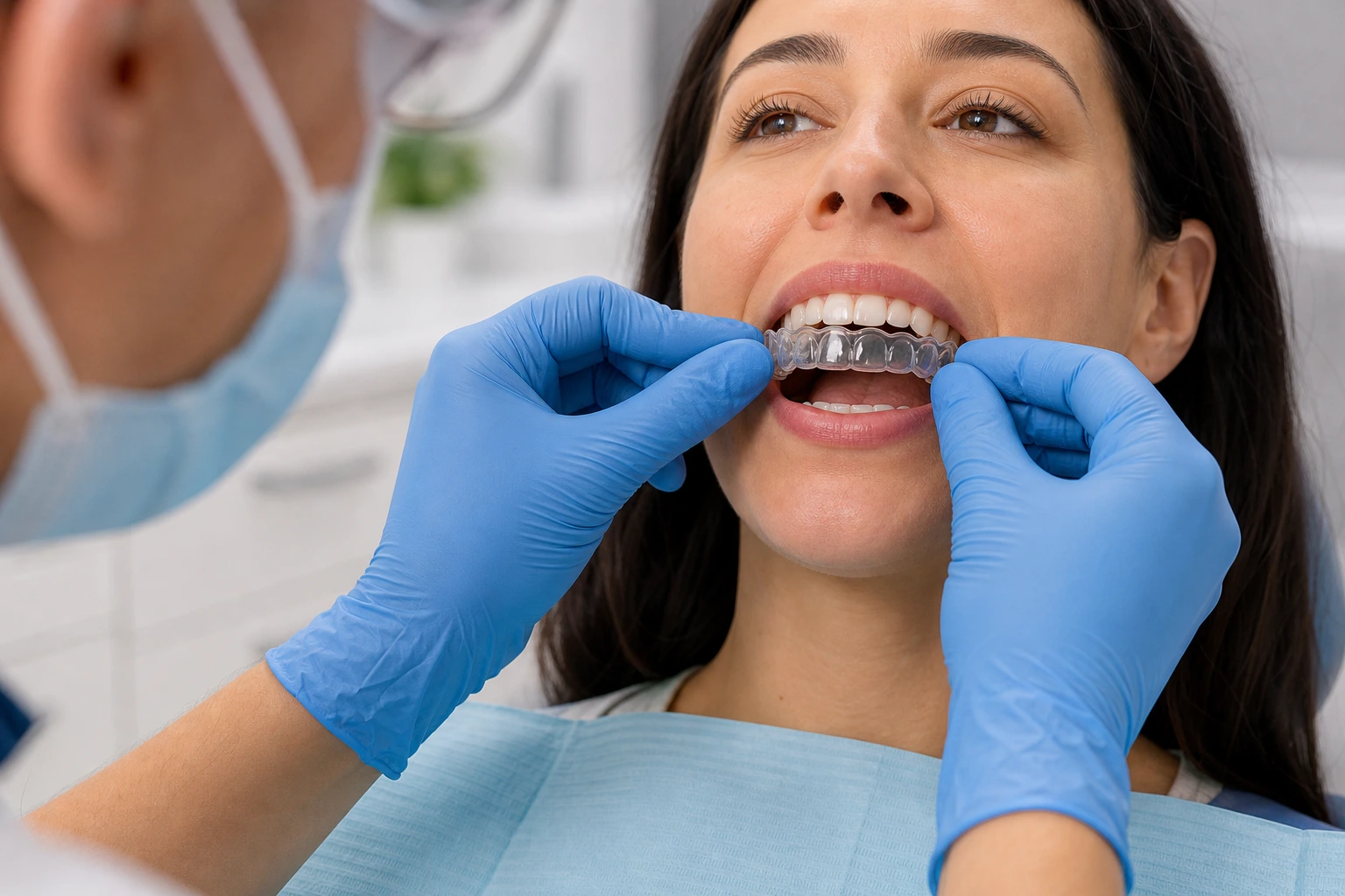 Dentist-supervised teeth whitening at The Limes Dental Practice