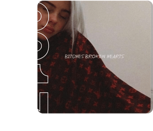 bitches broken hearts song artwork