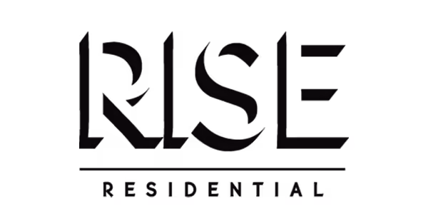 RISE Residential logo black