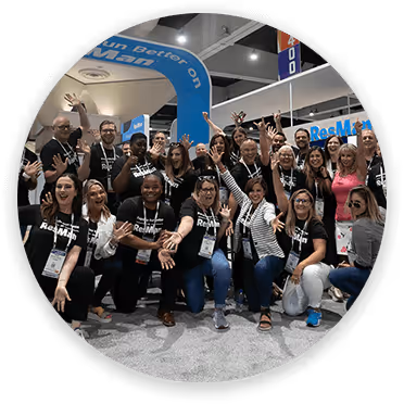 ResMan team members at tradeshow booth