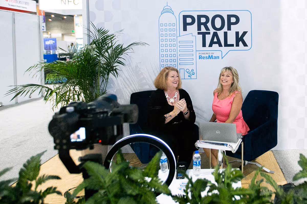 Recording a PropTalk episode with Toni Blake