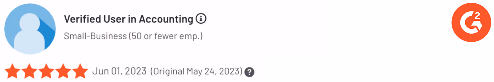 G2 customer review