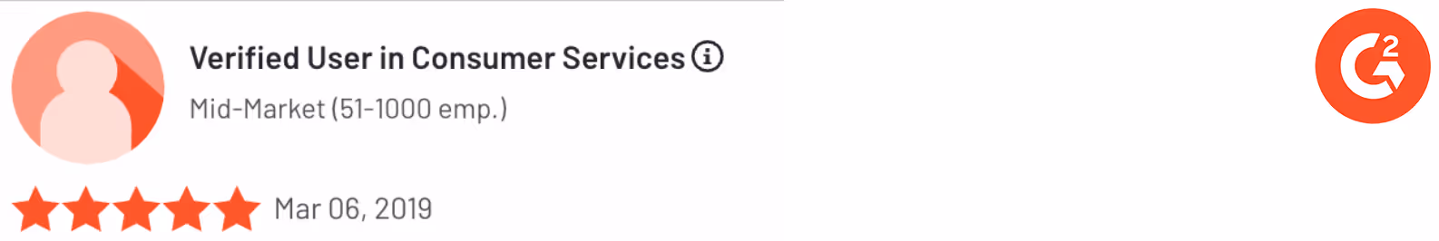 G2 customer review