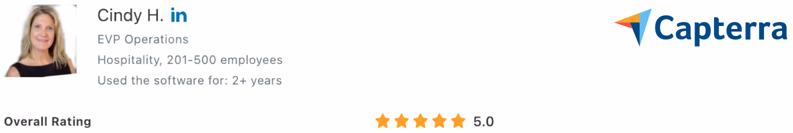 Capterra customer review