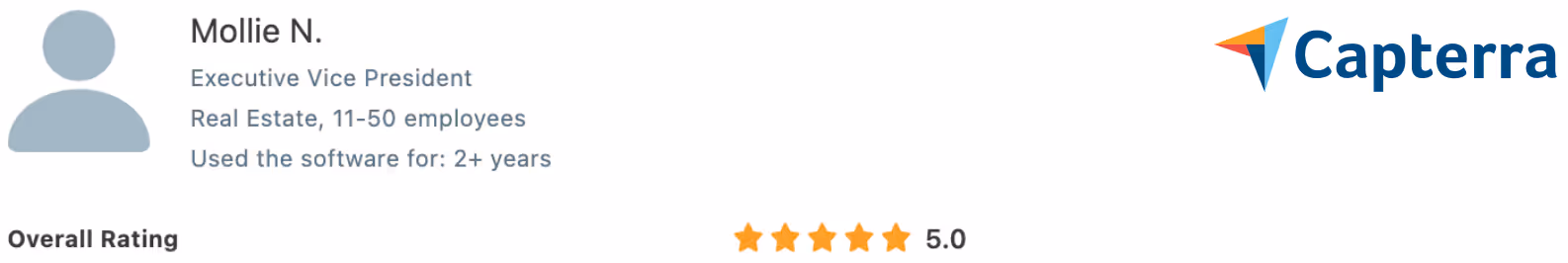 Capterra customer review