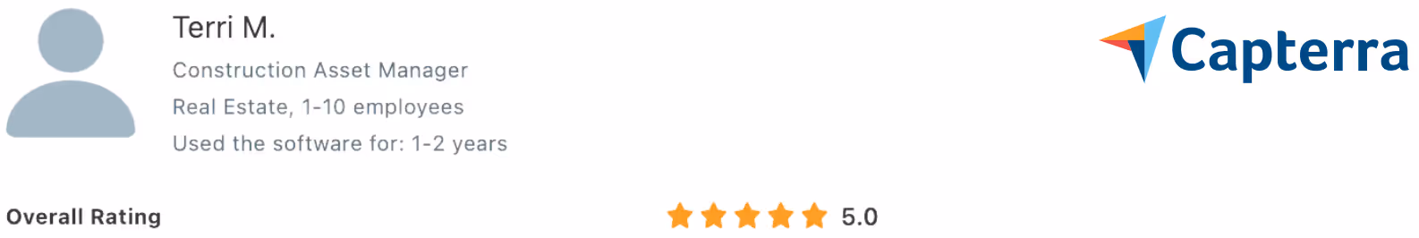 Capterra customer review