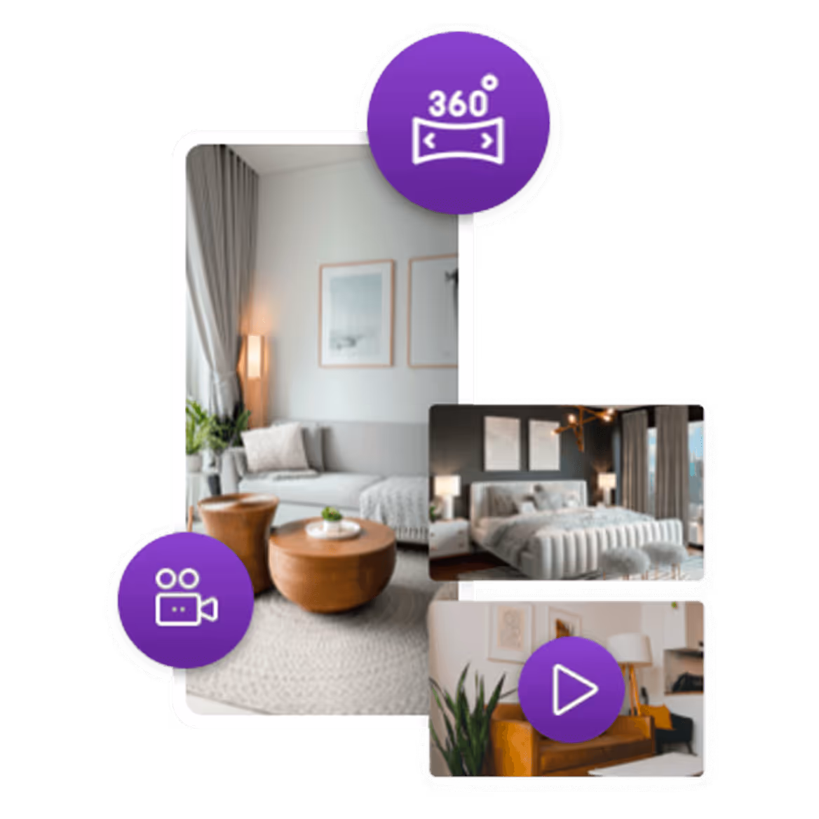 Devices showing examples of the Razz Virtual Tour feature