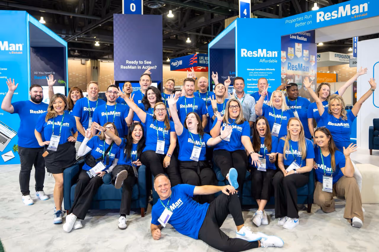 The ResMan team at the NAA 2024 booth
