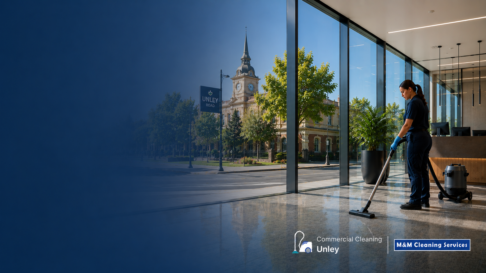 Commercial cleaning in Unley