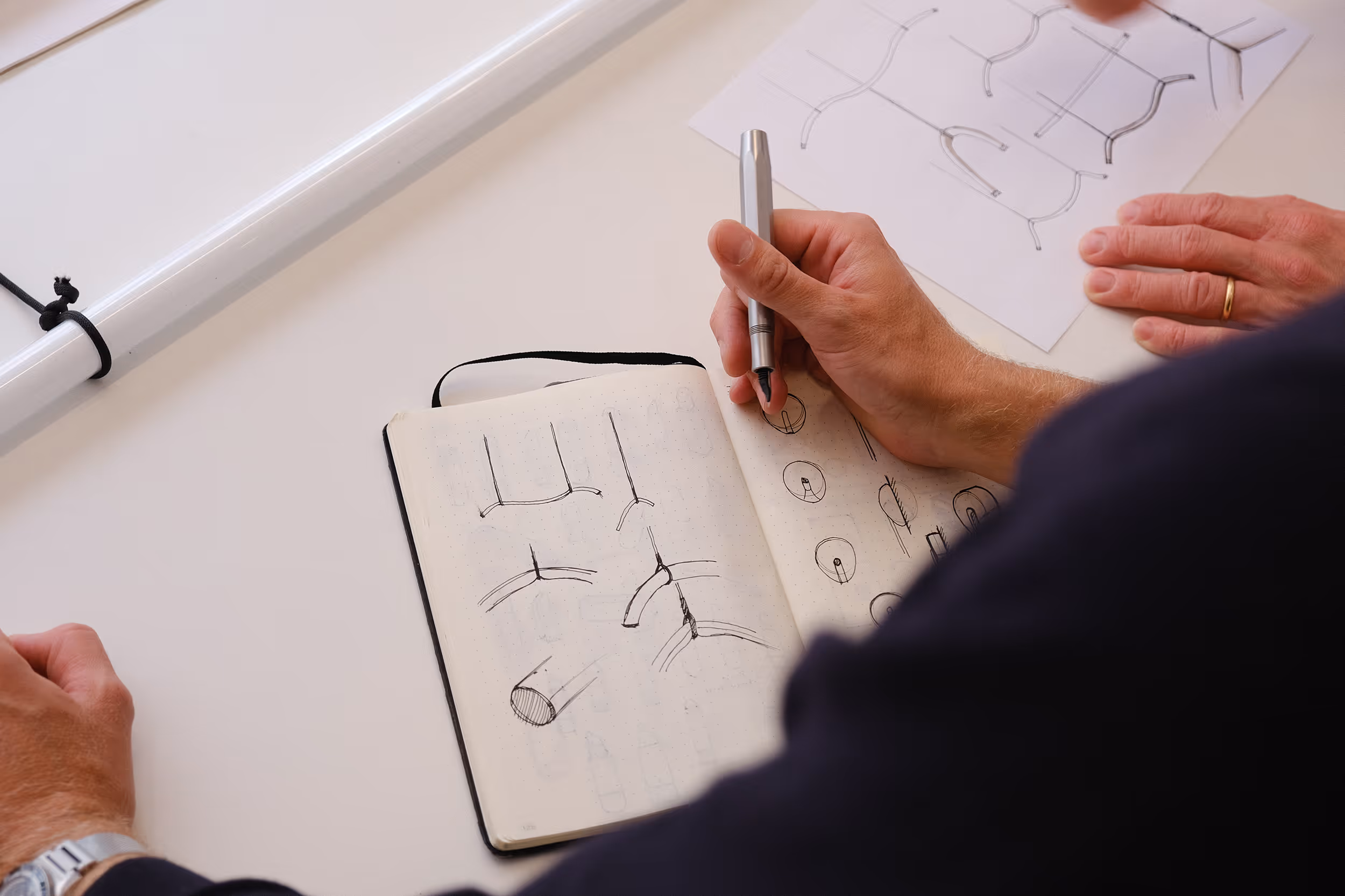 Catino team sketching design ideas
