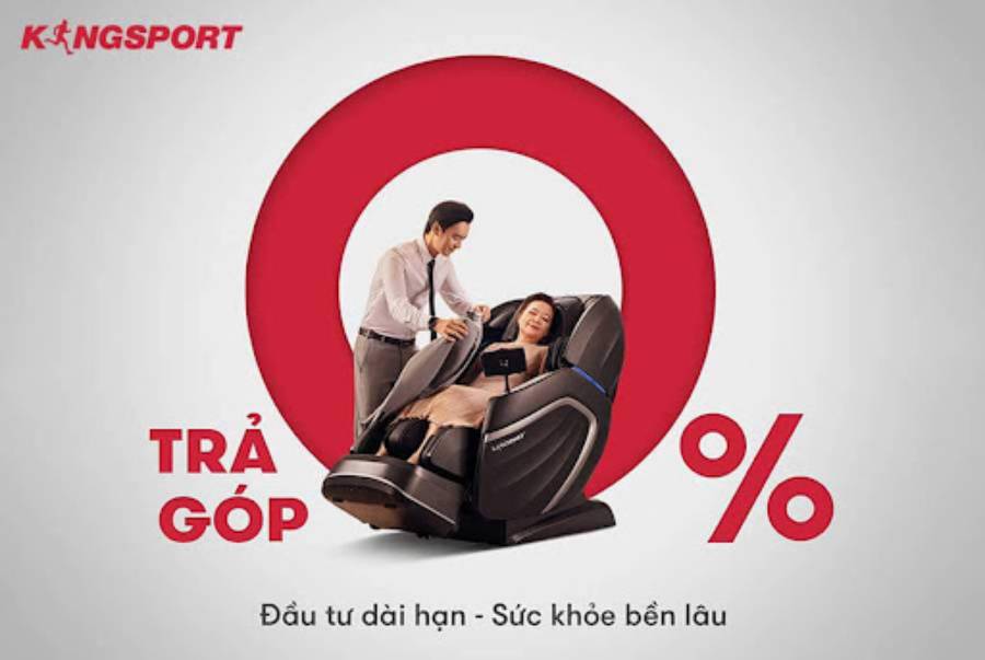 Chính sách khuyến mãi - trả góp lãi suất khi mua ghế massage