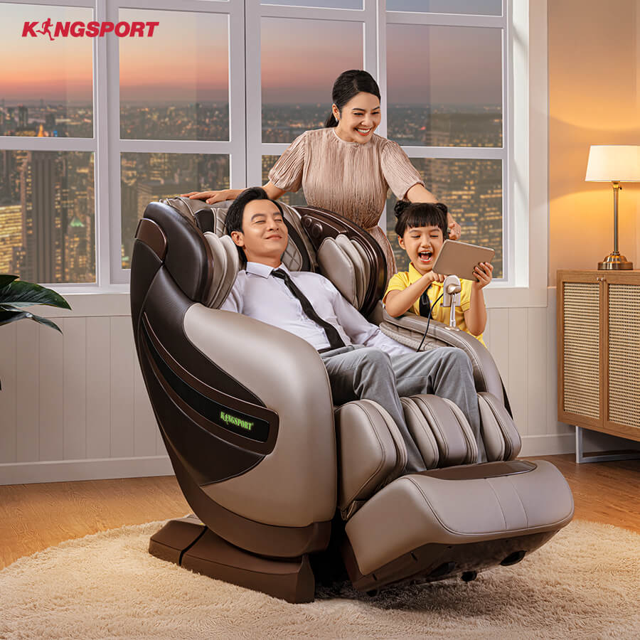 Sử dụng ghế massage Hải Phòng của KingSport giúp cải thiện sức khỏe