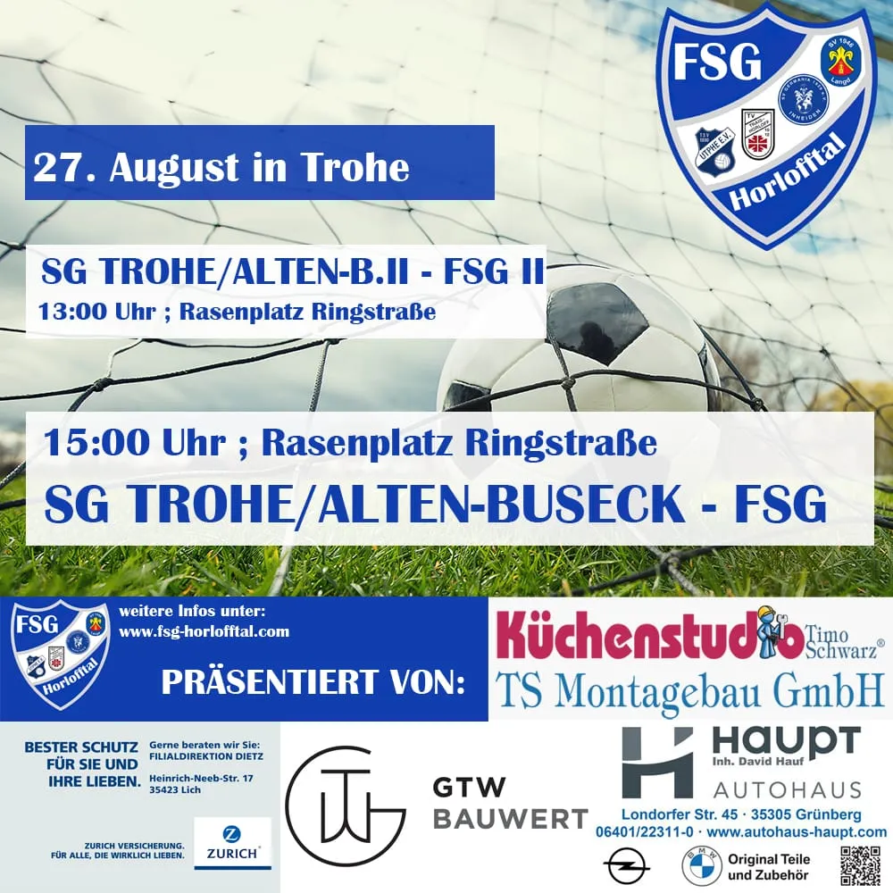 Trauben gegen SG Trohe/Alten-Buseck hängen zu hoch