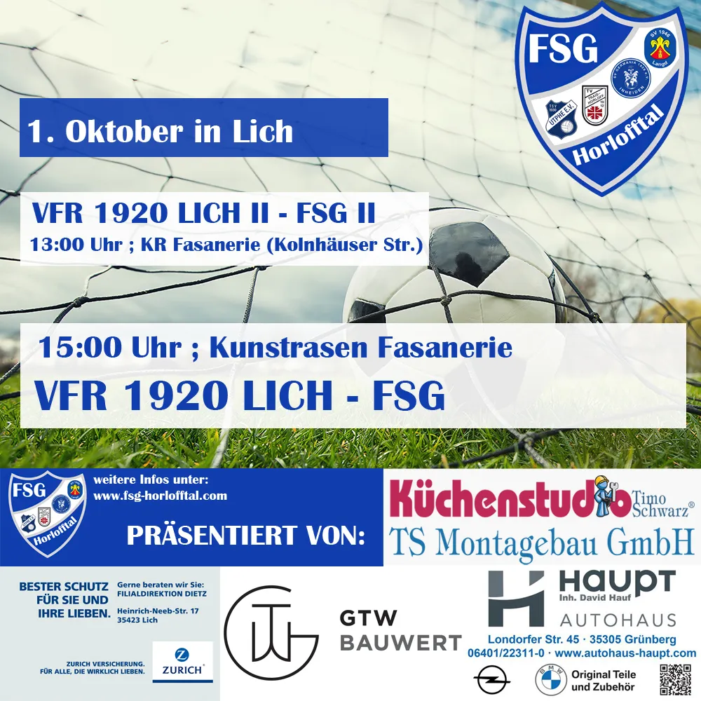 Verdiente Derby-Niederlage beim VFR Lich