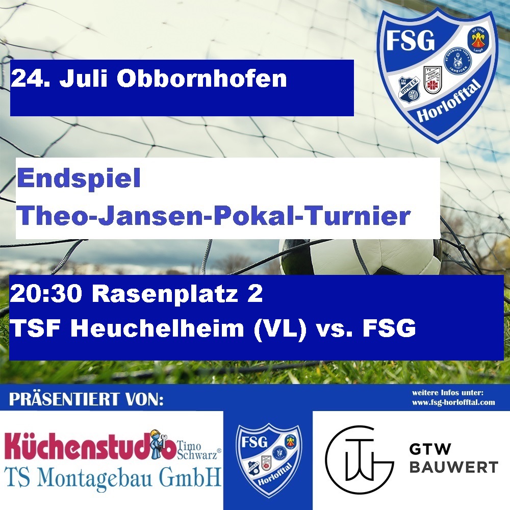 FSG Horlofftal holt den Vize-Pokalsieg beim 55. Theo-Jansen-Pokal!