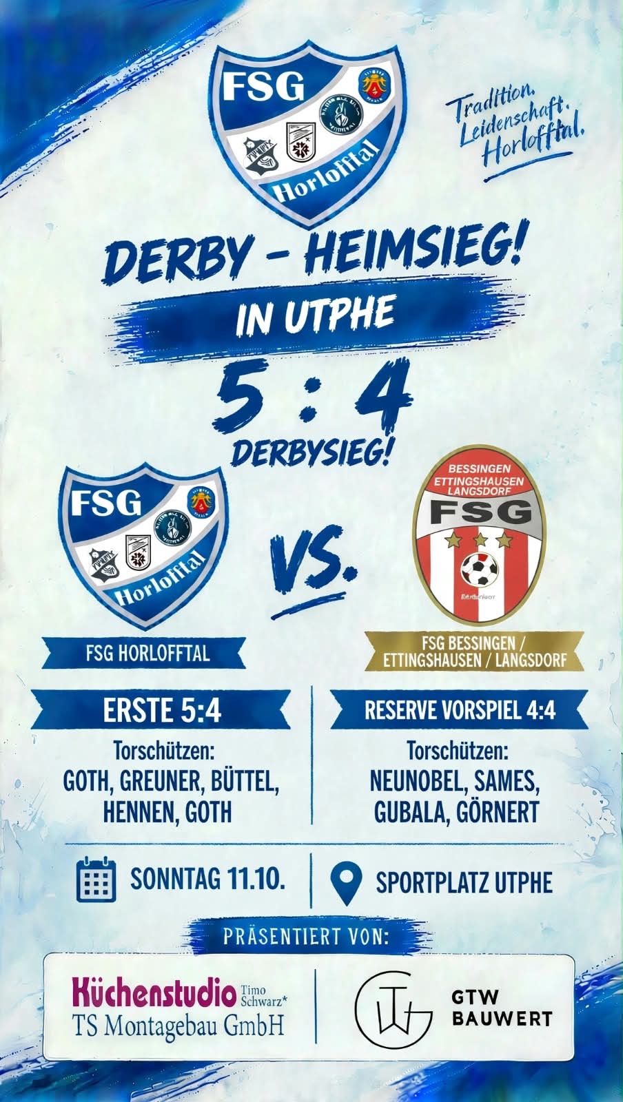 Torspektakel im Derby: FSG Horlofftal dreht wilden Schlagabtausch gegen Langsdorf/Bessingen