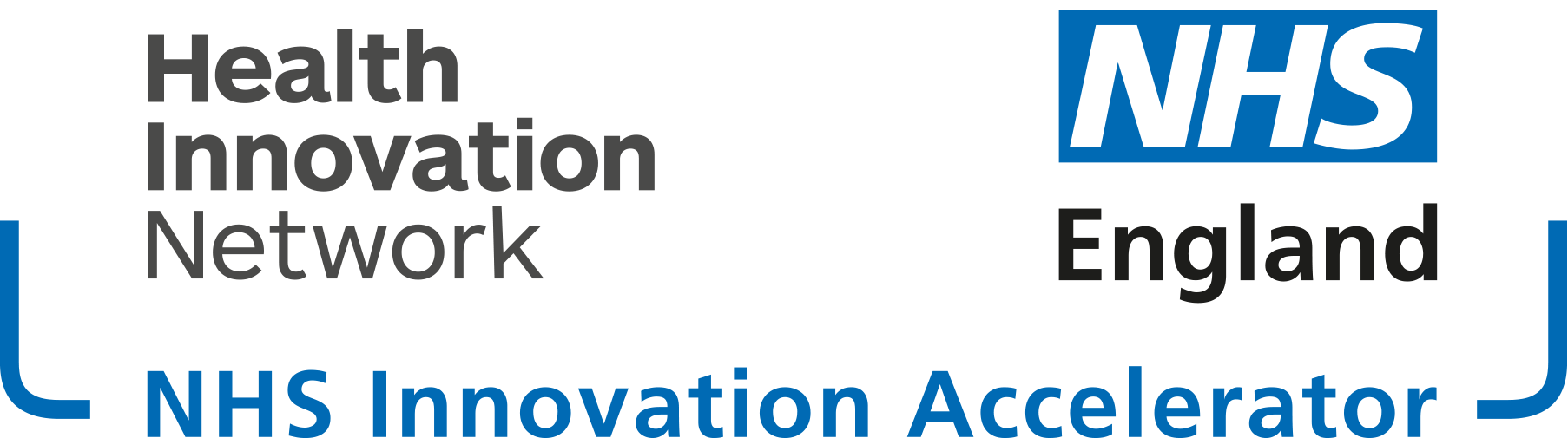 Health Innovation Network NHS England logo with NHS Innovation Accelerator text