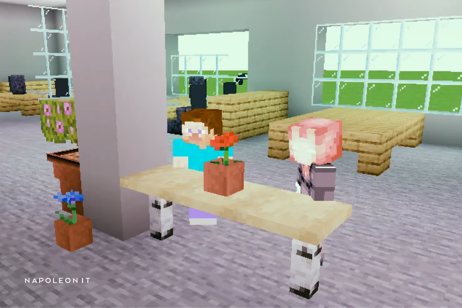 Офис в майнкрафт