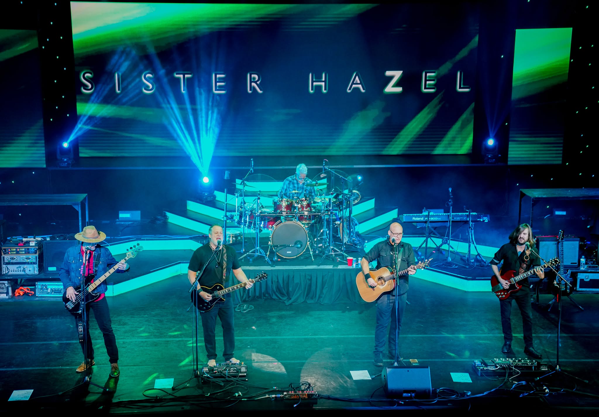 Sister Hazel performing at OWA Theater