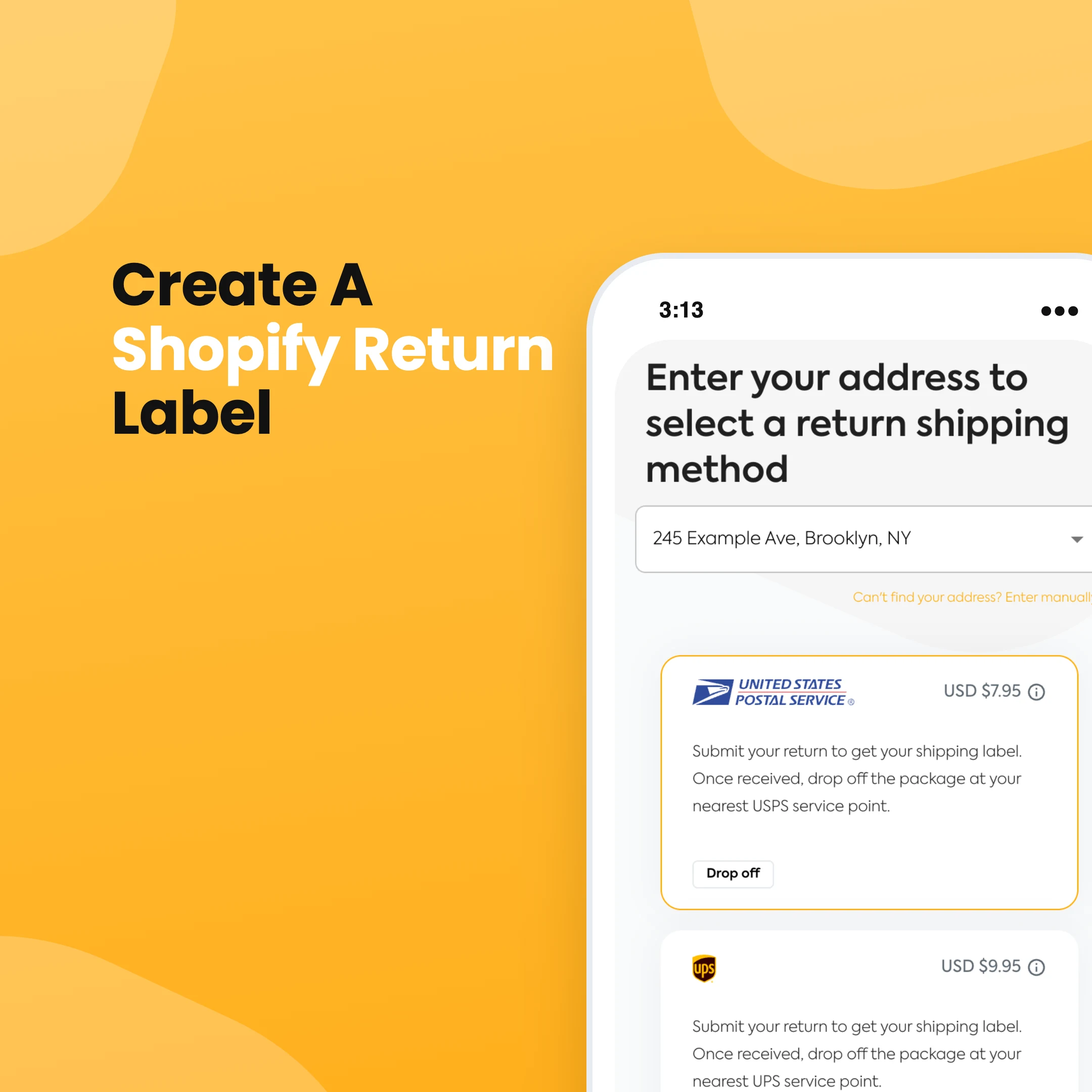 How to create a Shopify return label, step by step