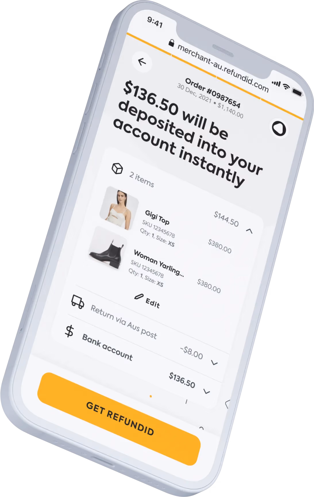 How Refundid Works Phone Demonstration
