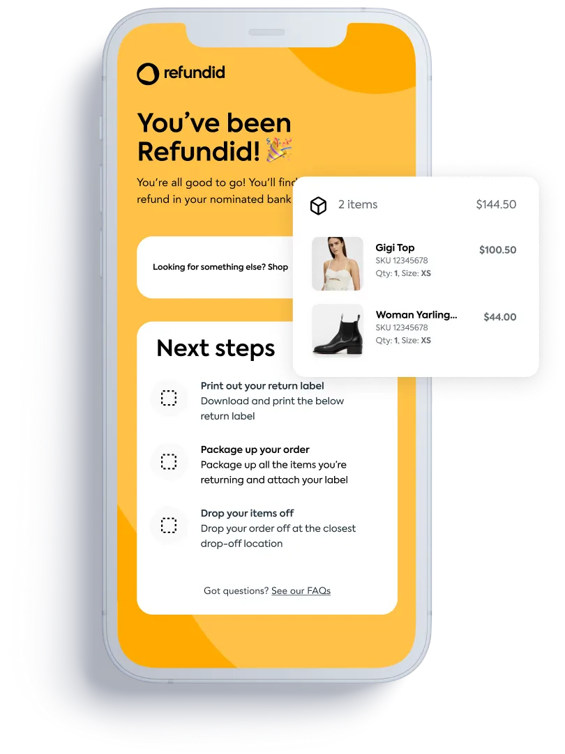 How Refundid Works Phone Demonstration