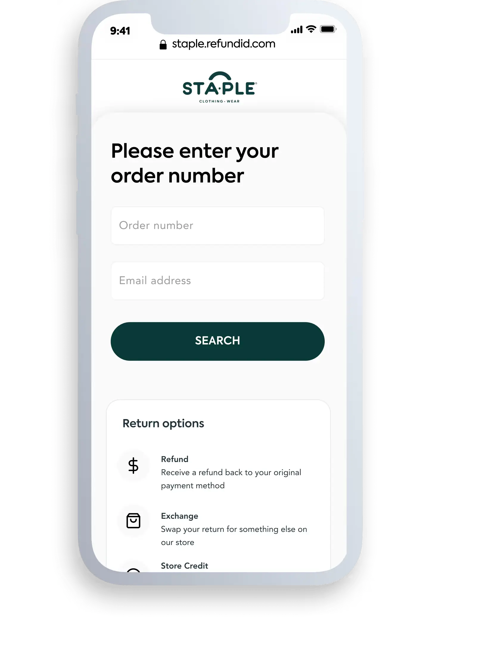 A successful instant refund through Refundid