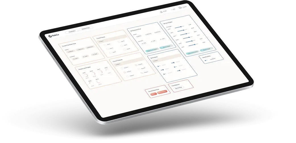 RobCo Dashboard tablet screen