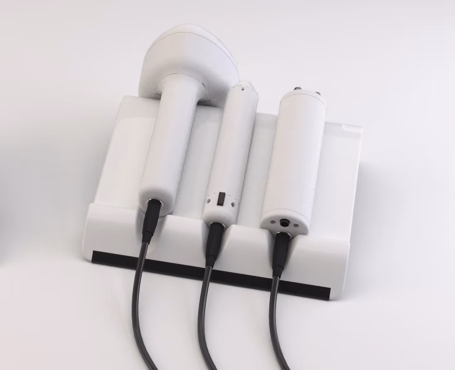 Probe stand with three probes