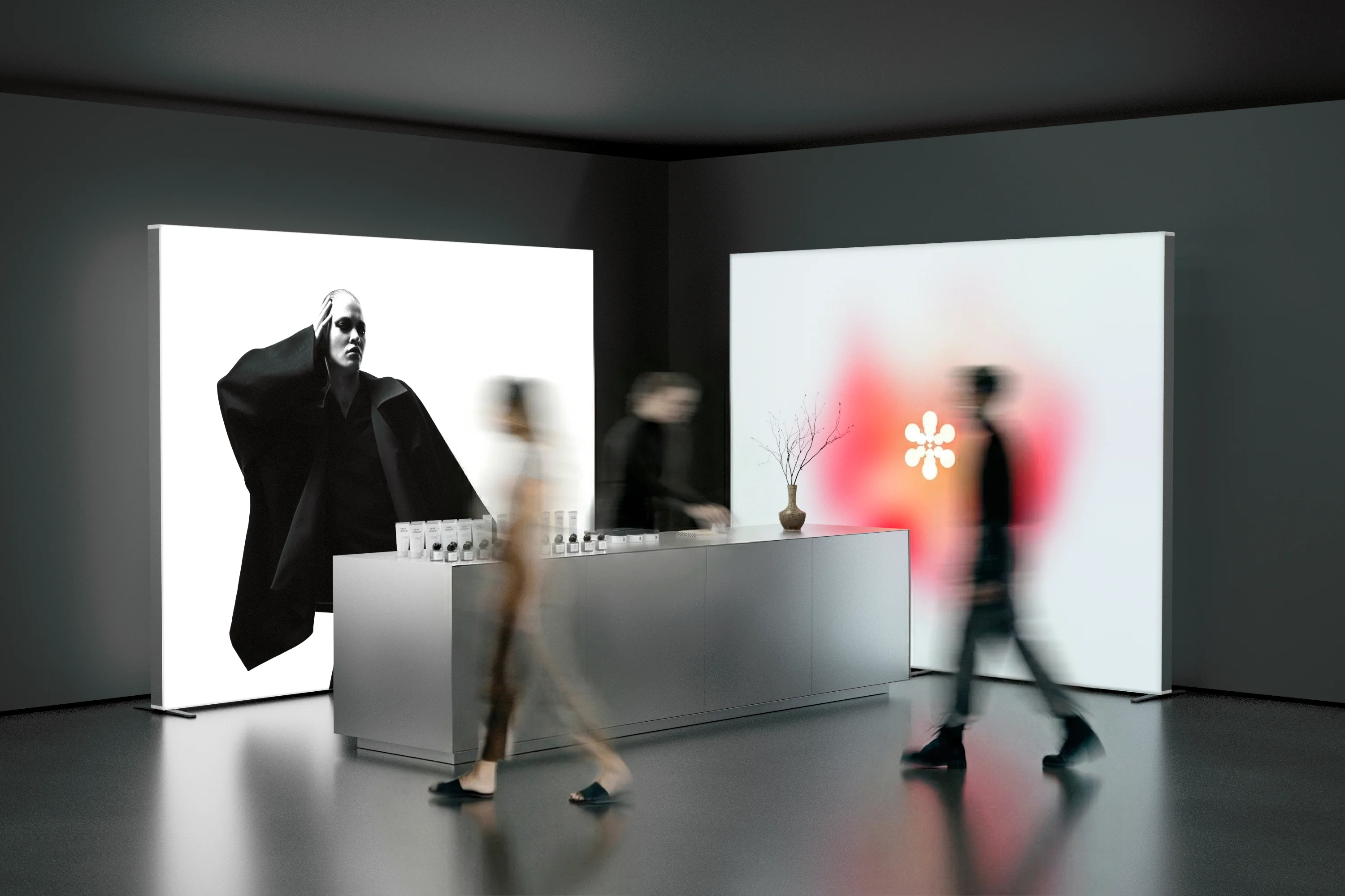 LUMO lightbox in retail context