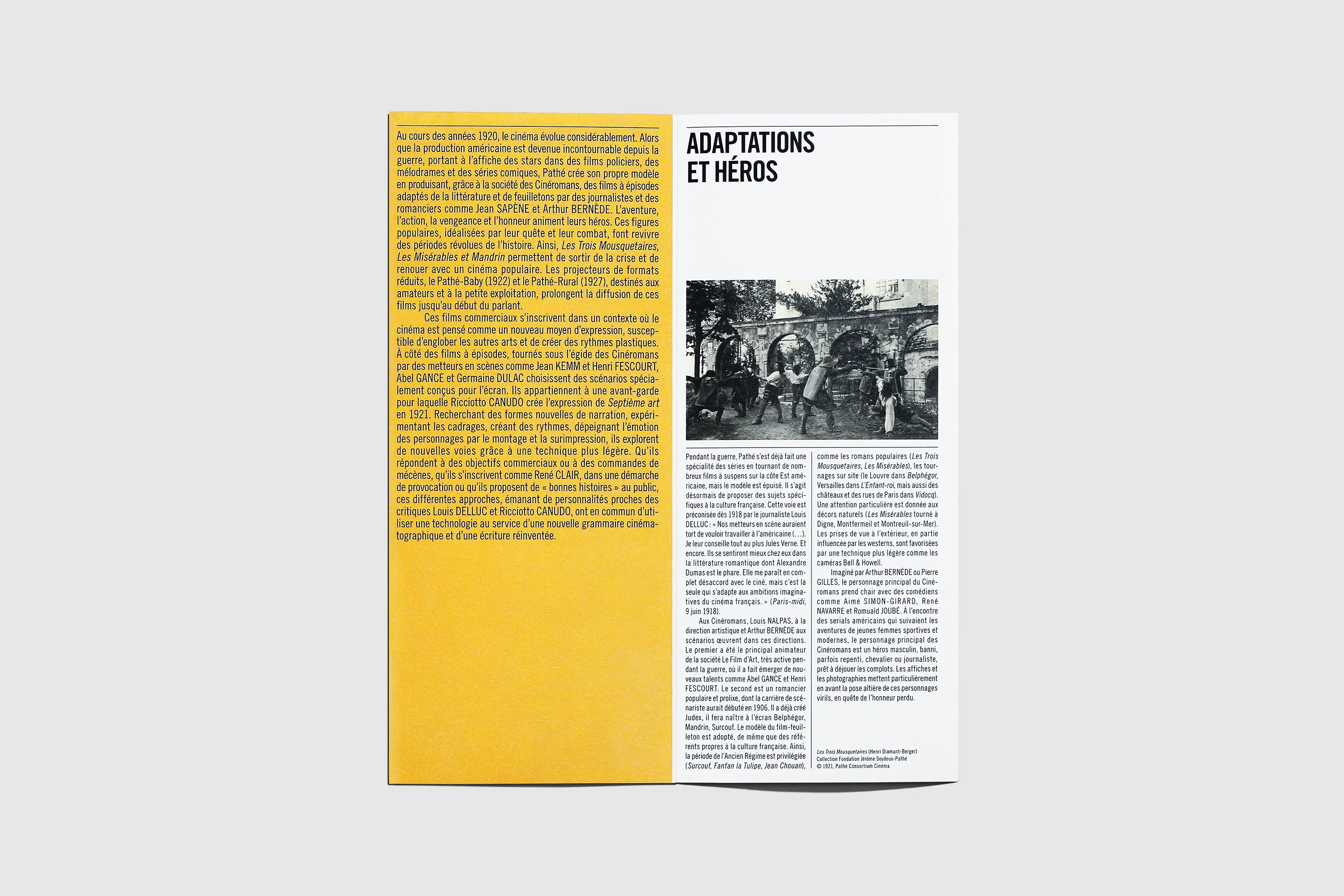 Melvin Ghandour Fondation Jérôme Seydoux Pathé Visual identity Museum Leaflet Culture Film Cinema  