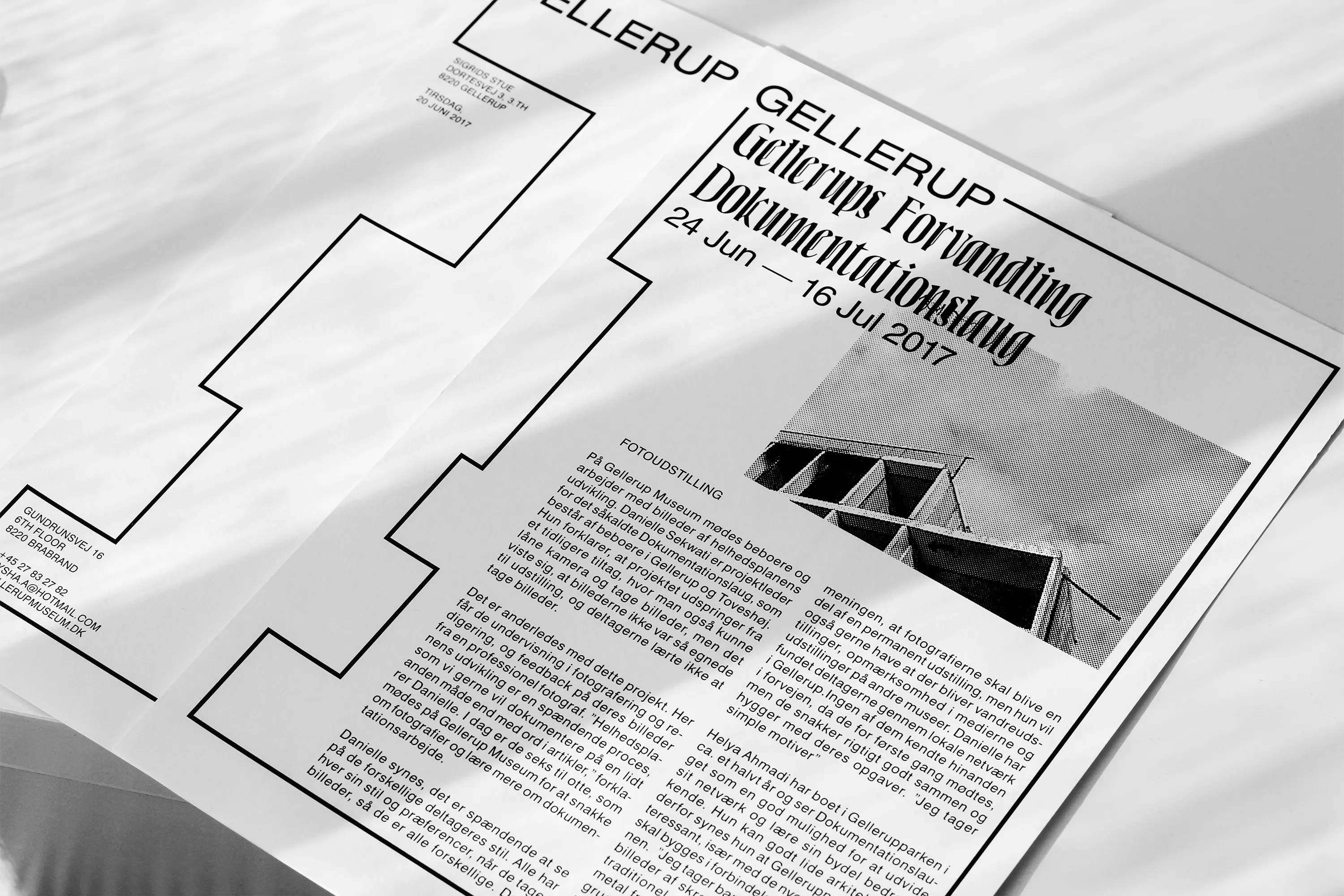 Melvin Ghandour Gellerup Museum Exhibition Graphic Design Visual identity Logo Branding Art 