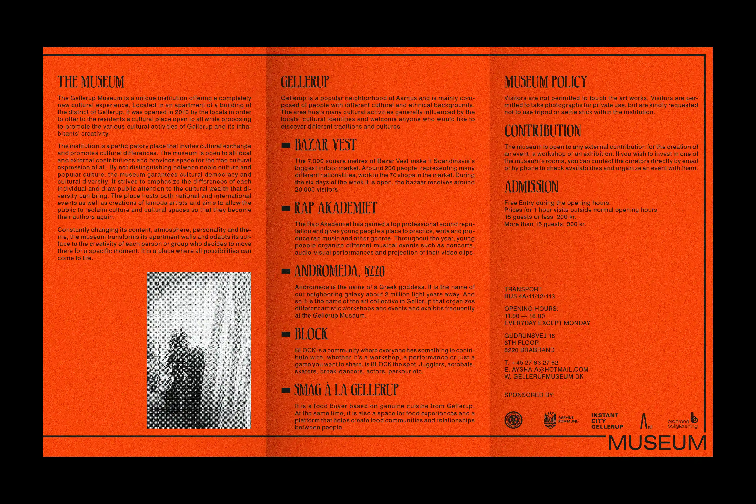 Melvin Ghandour Gellerup Museum Exhibition Graphic Design Visual identity Logo Branding Art 
