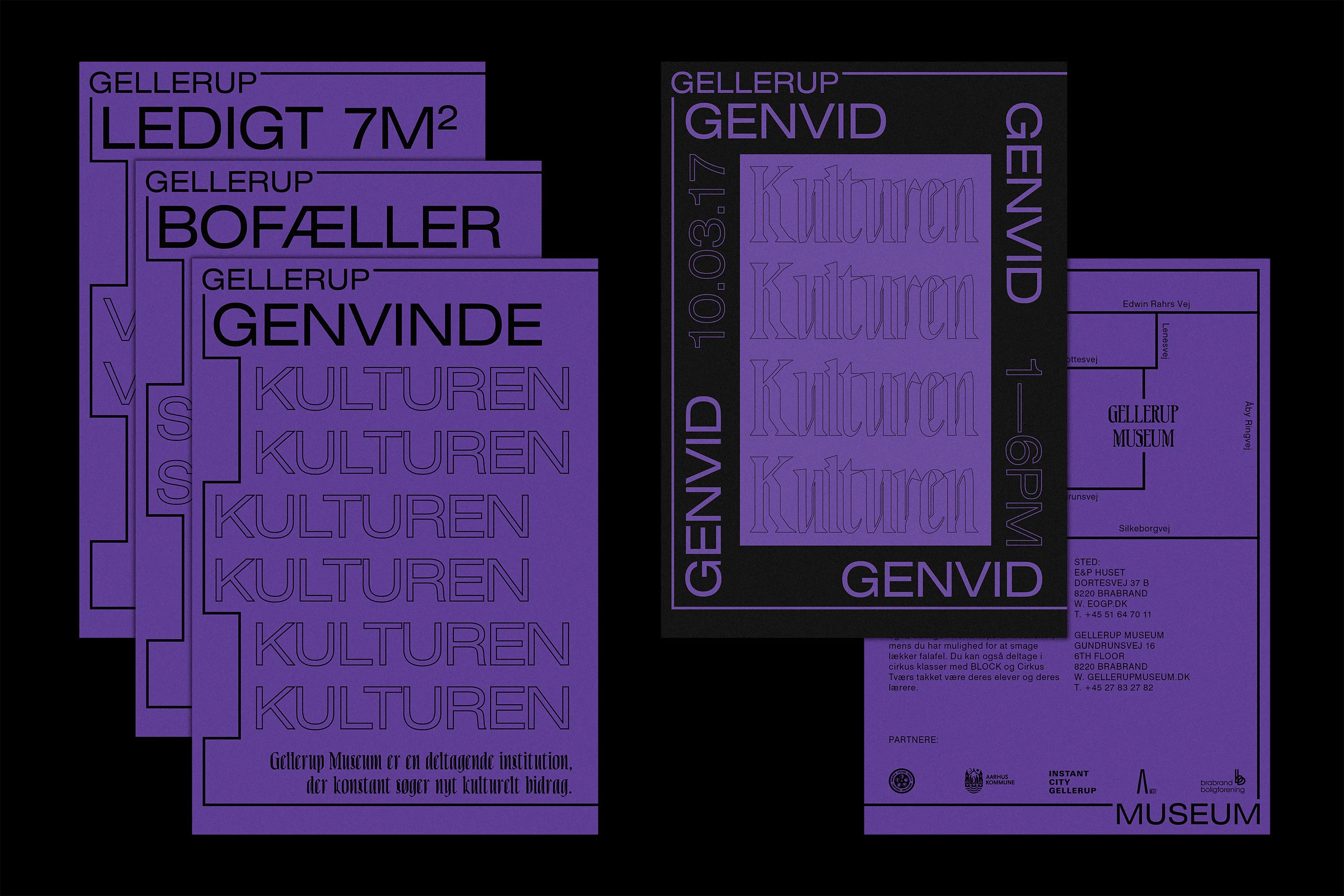Melvin Ghandour Gellerup Museum Exhibition Graphic Design Visual identity Logo Branding Art 