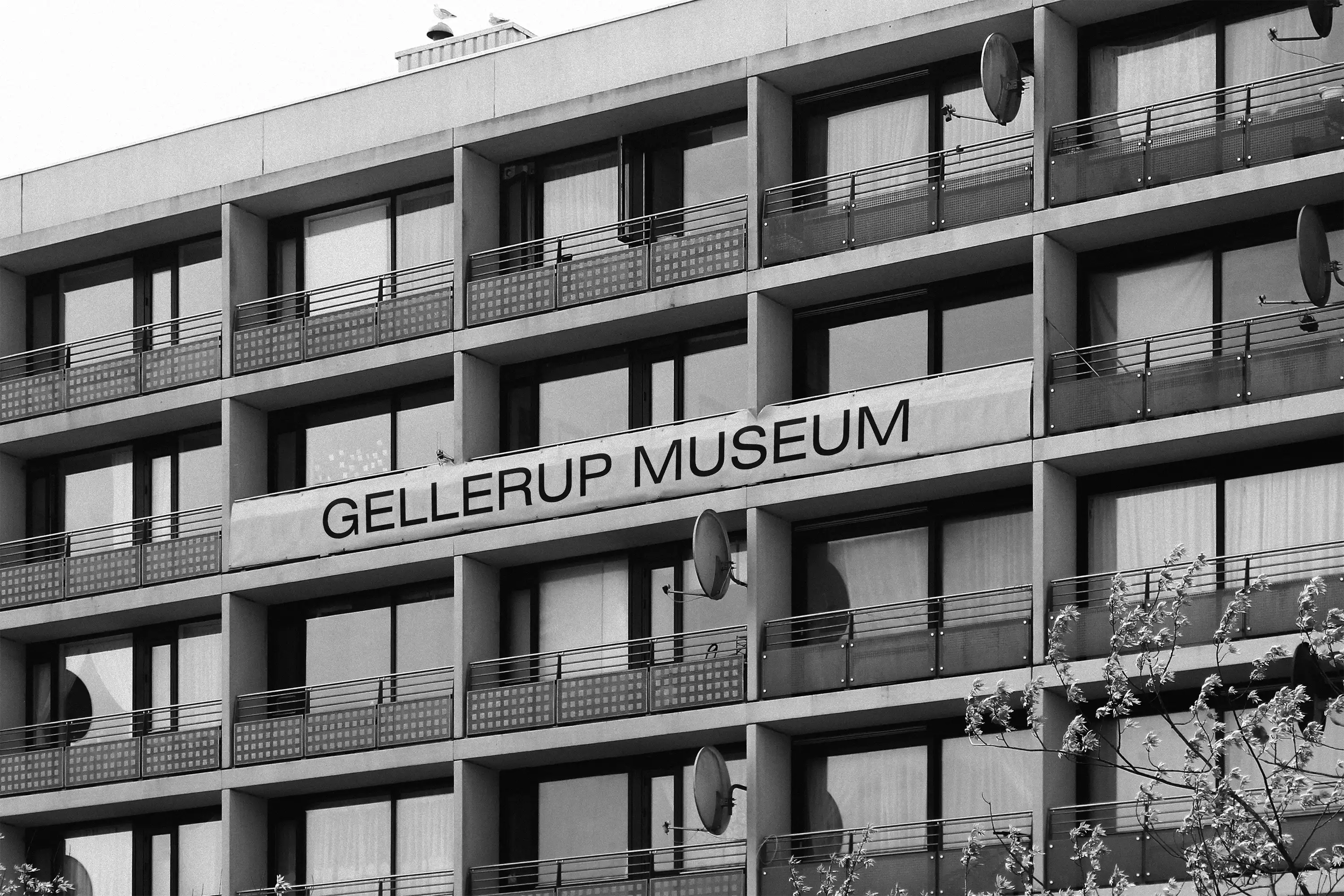 Melvin Ghandour Gellerup Museum Exhibition Graphic Design Visual identity Logo Branding Art 