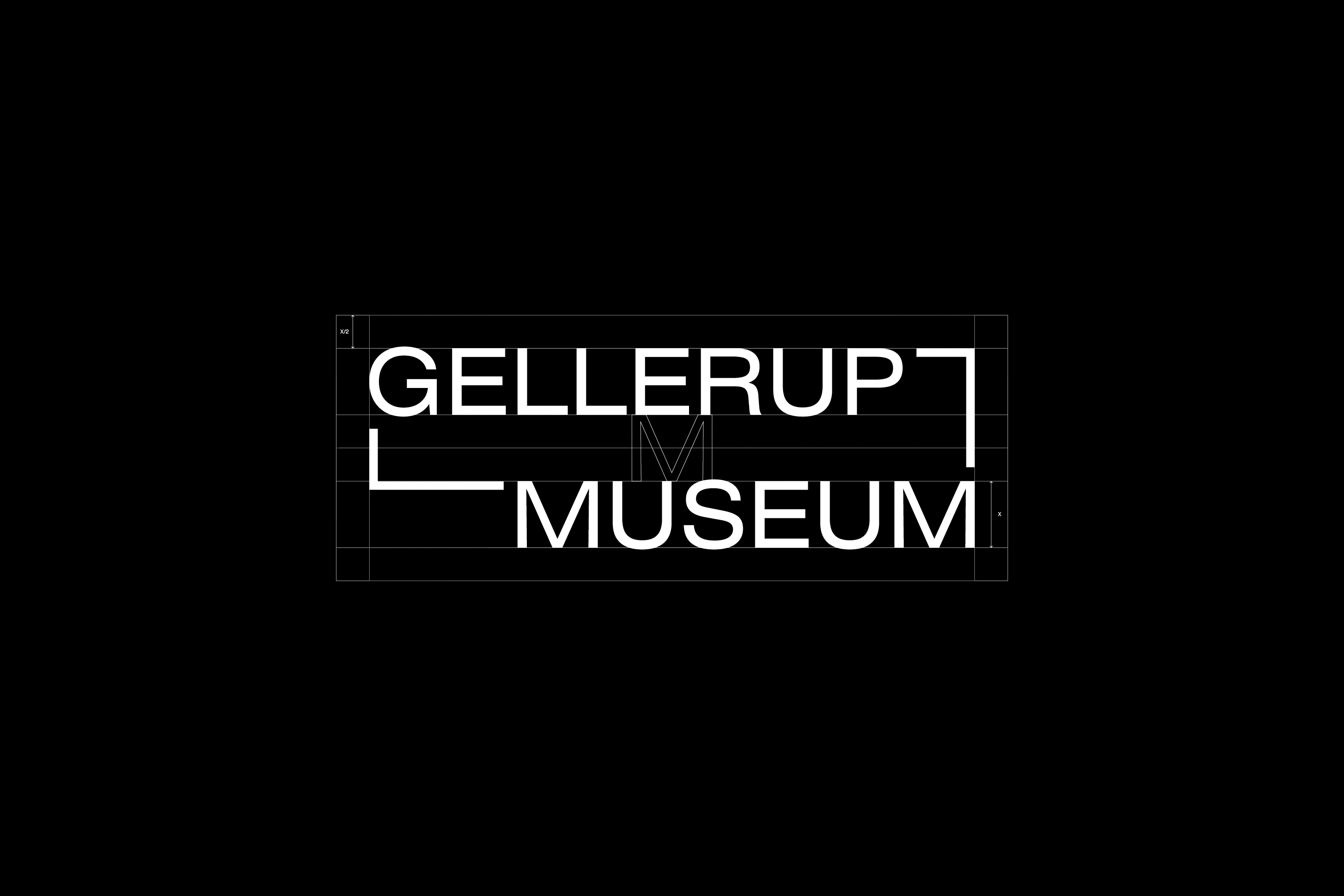 Melvin Ghandour Gellerup Museum Exhibition Graphic Design Visual identity Logo Branding Art 