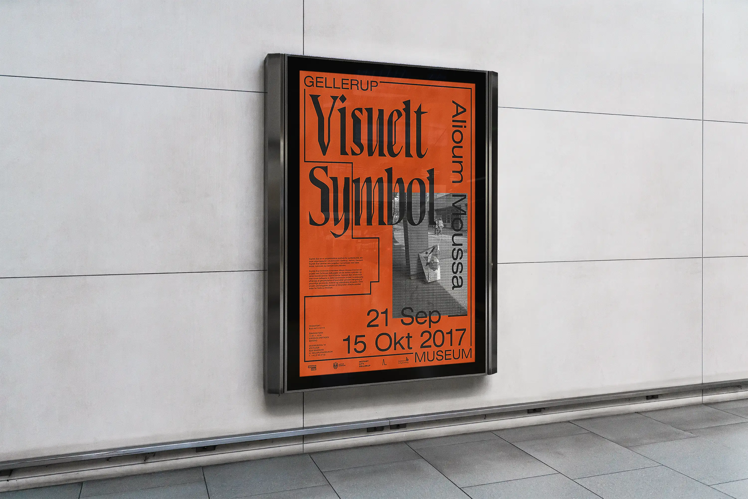 Melvin Ghandour Gellerup Museum Exhibition Graphic Design Visual identity Logo Branding Art Poster