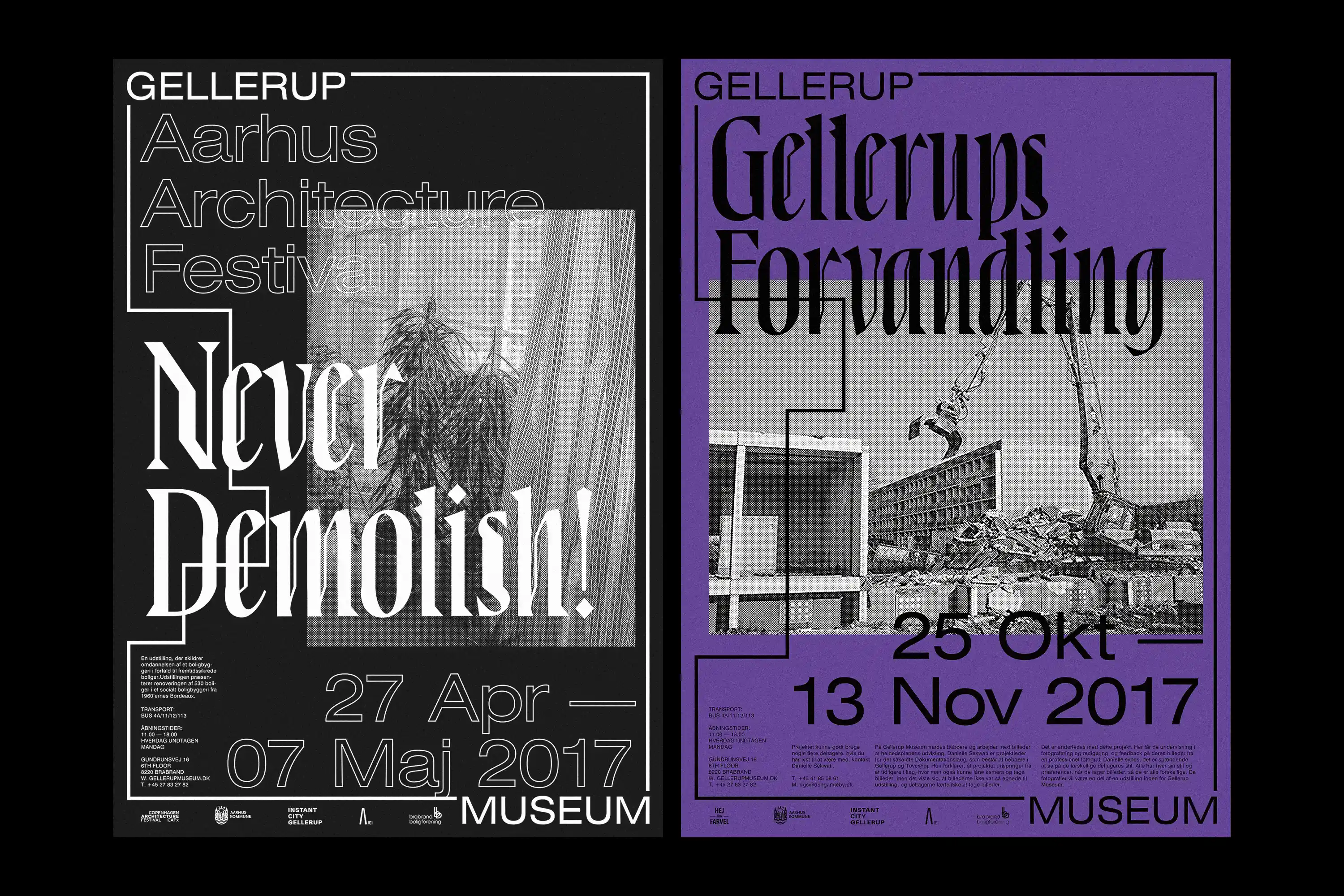 Melvin Ghandour Gellerup Museum Exhibition Graphic Design Visual identity Logo Branding Art Poster