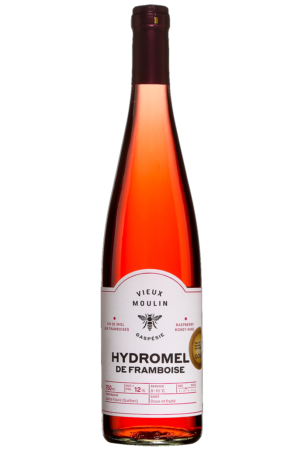 Vieux Moulin Honigwein mit Himbeeren 12% Vol.