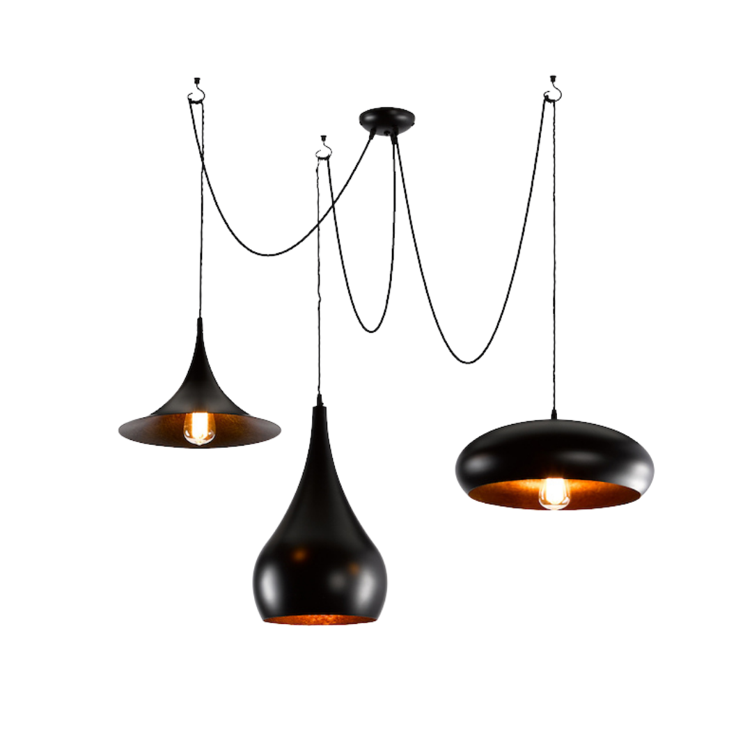hanglamp black  gold