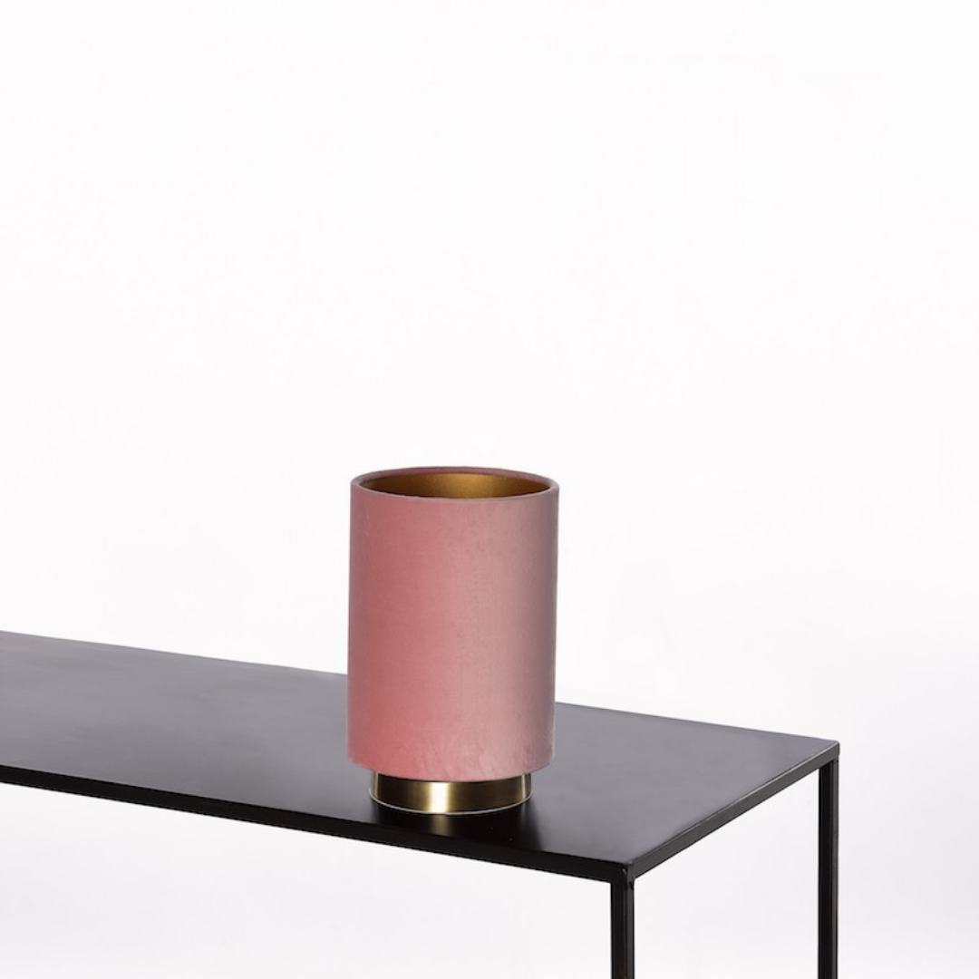 tafellamp met kap cilinder